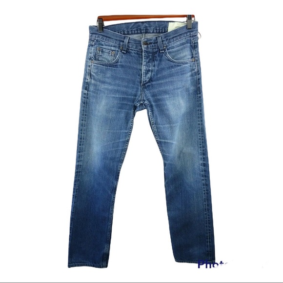 rag and bone standard issue fit 3 slim straight leg Size 29 color blue - Picture 5 of 7